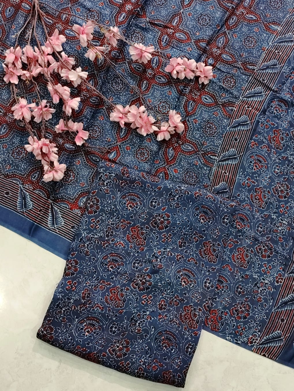 Indigo Ajrakh Print