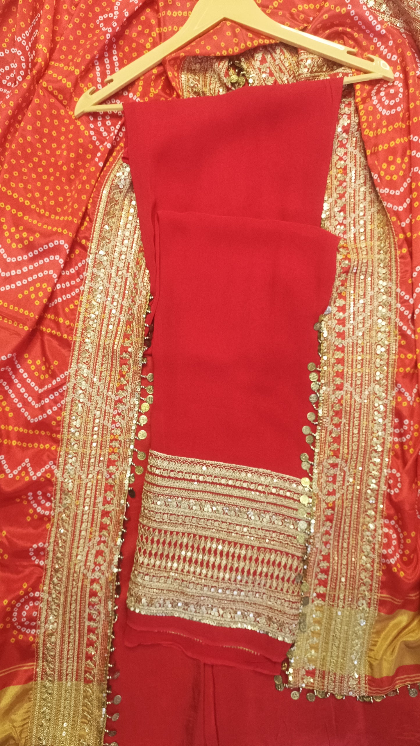 Red SabyPrint Suit