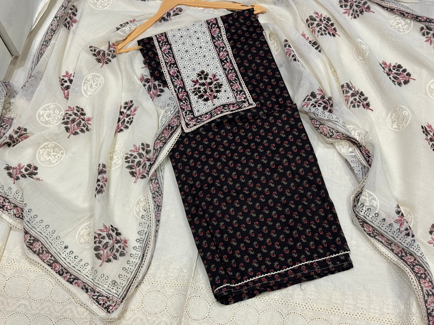 Black Cotton Suit