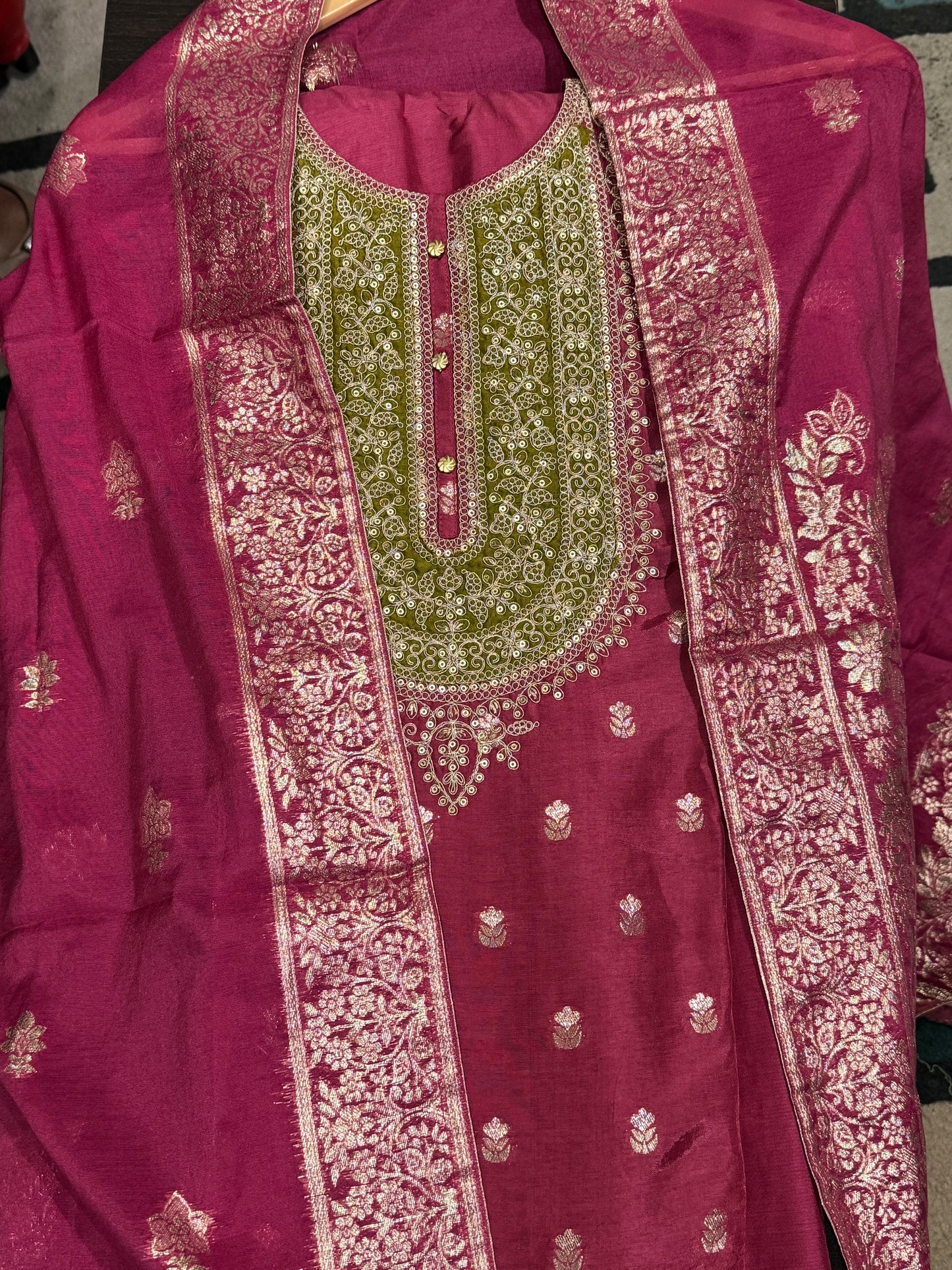 Muslin Brick Banasri Suit