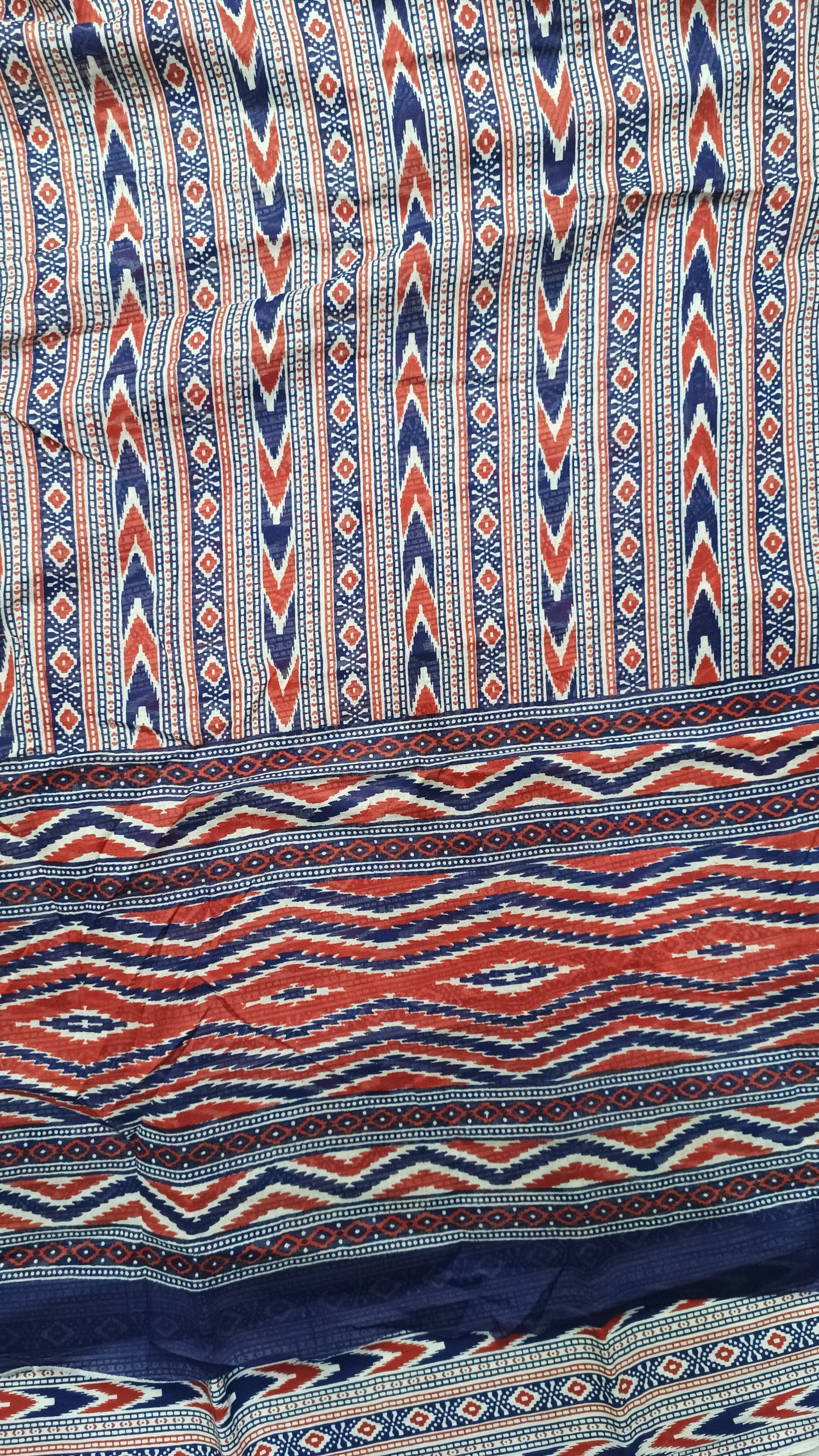 Navi/Red printed Suit