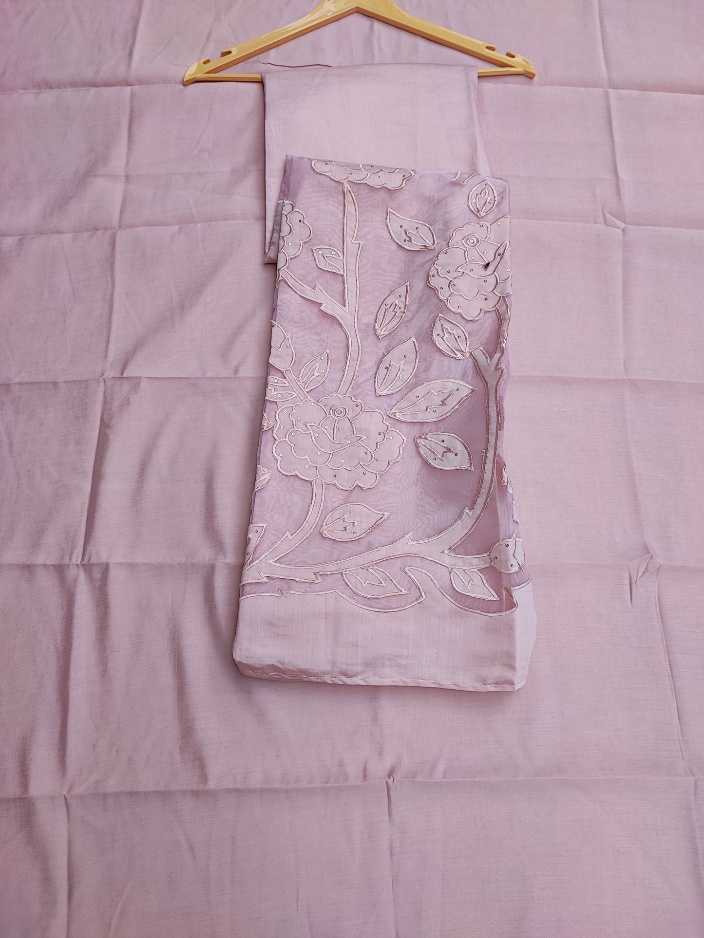 Pink Applique Suit