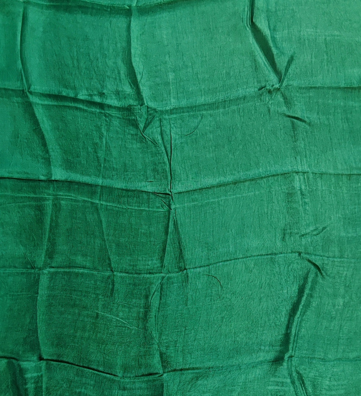 Green Banarasi Silk Suit with Gold Leaf Work