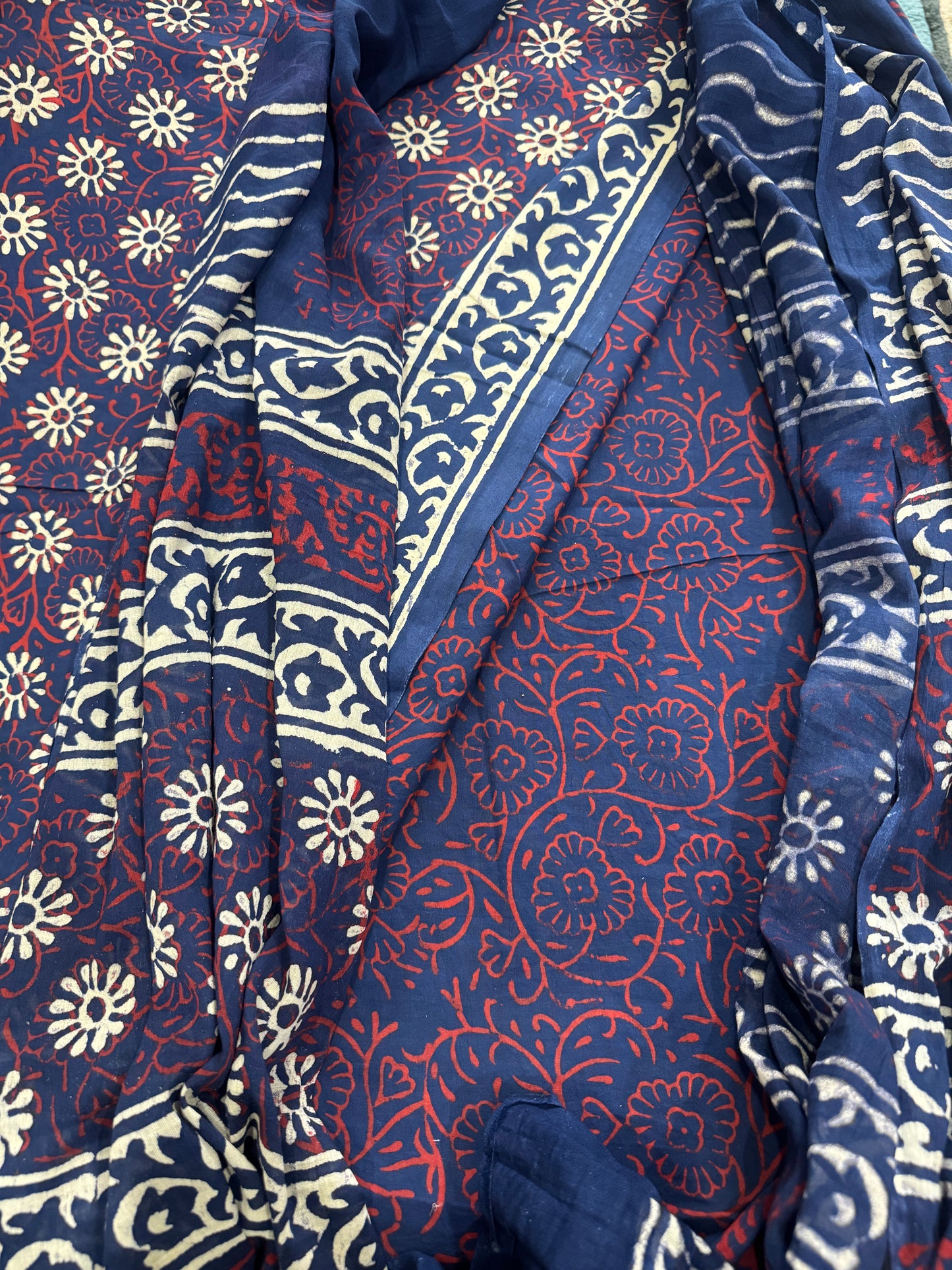 NightBlue Cotton Suit