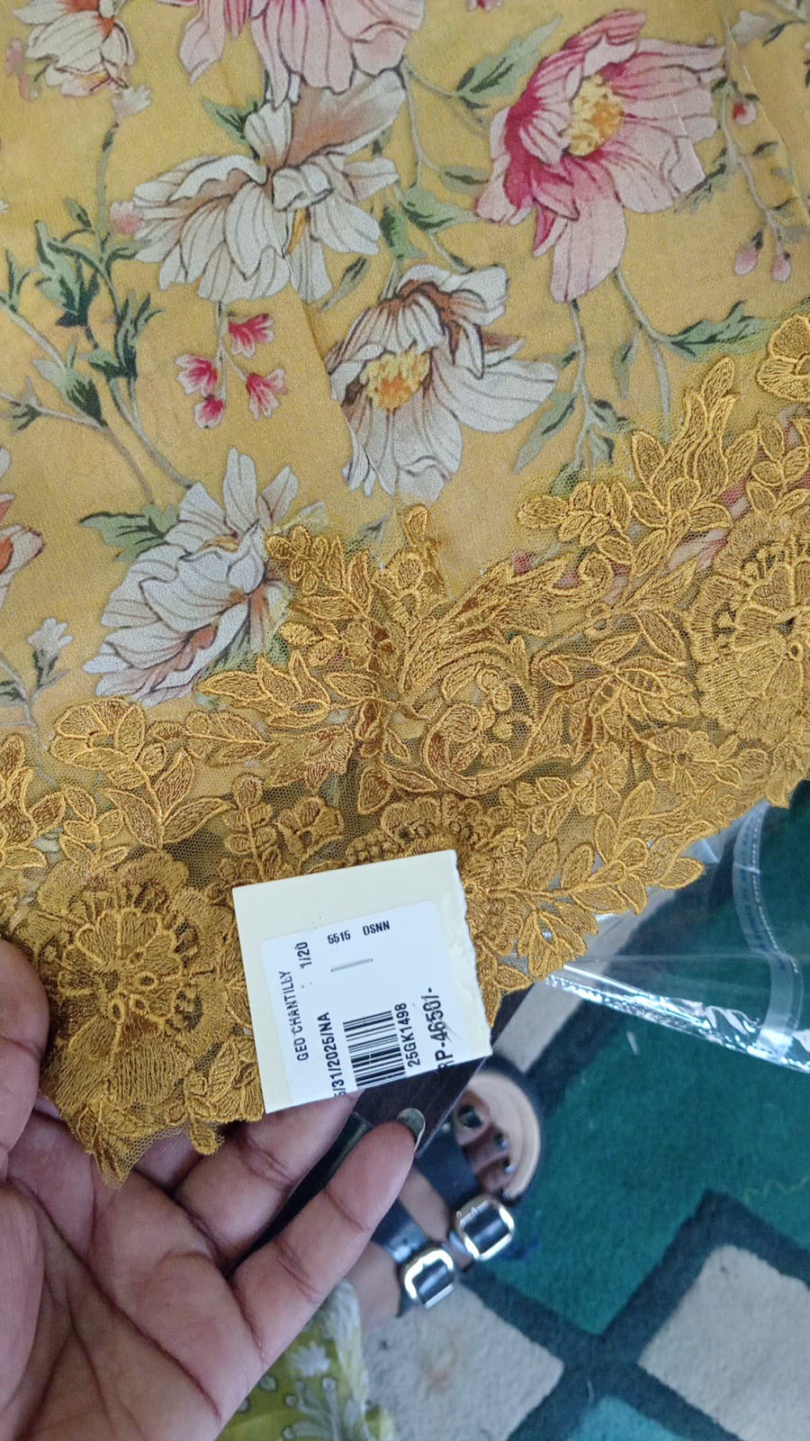 Mustard Georgette Suit