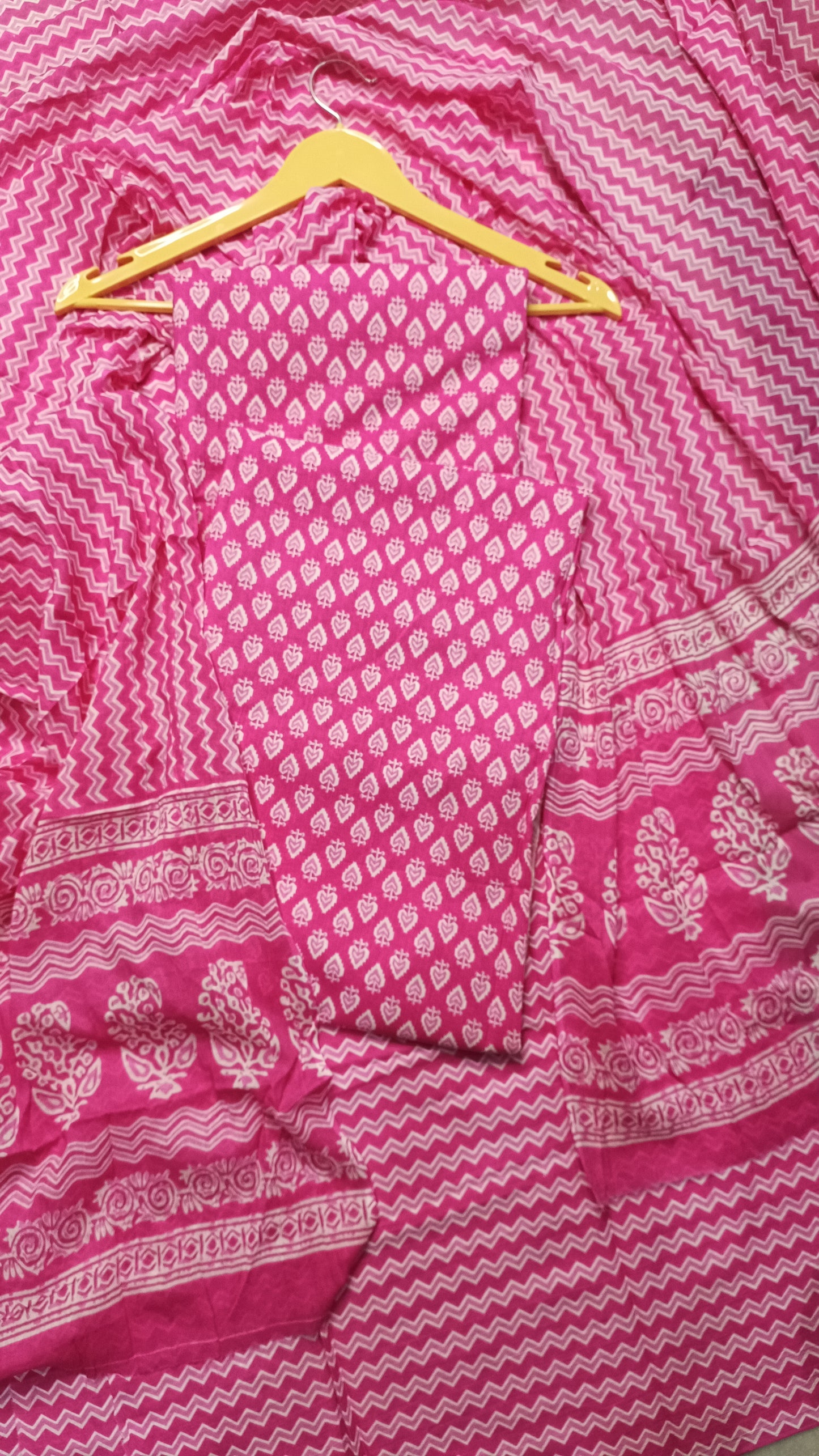 Hot pink Heart Print suit