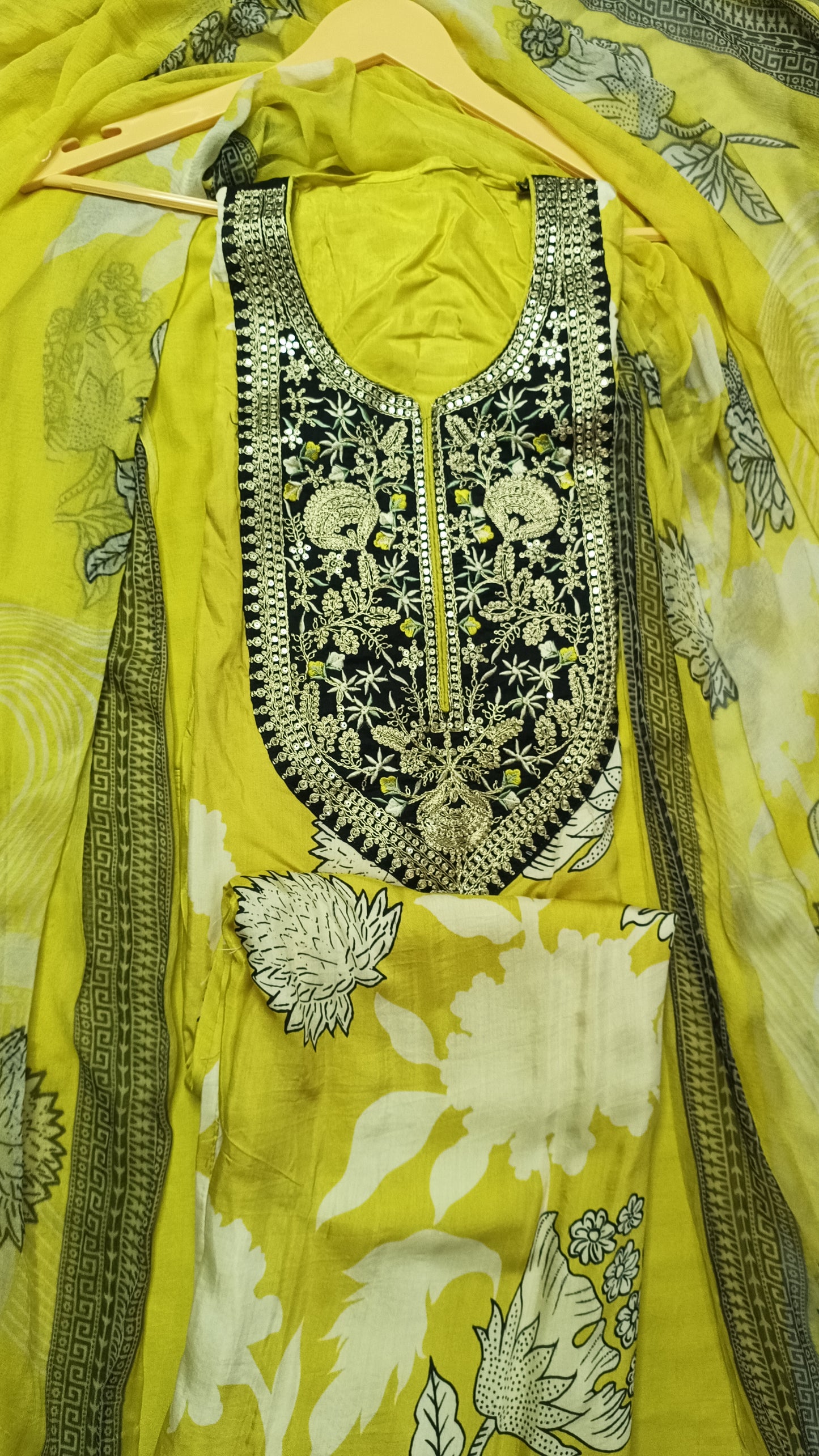 Yellow Muslin suit