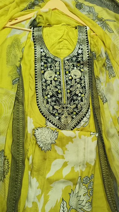Yellow Muslin suit
