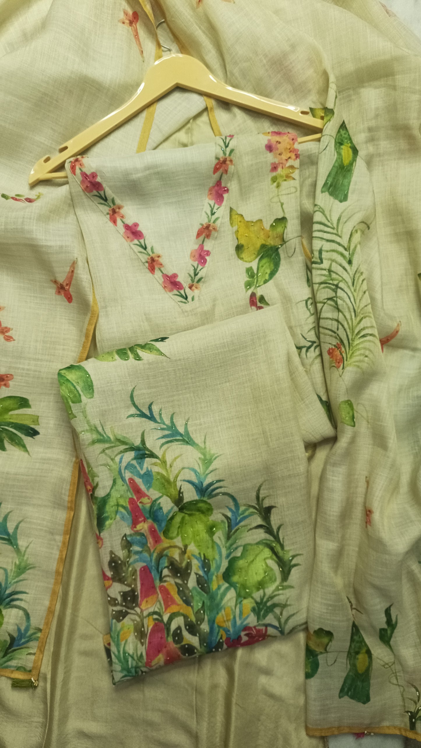 Ivory Rainbow Suit