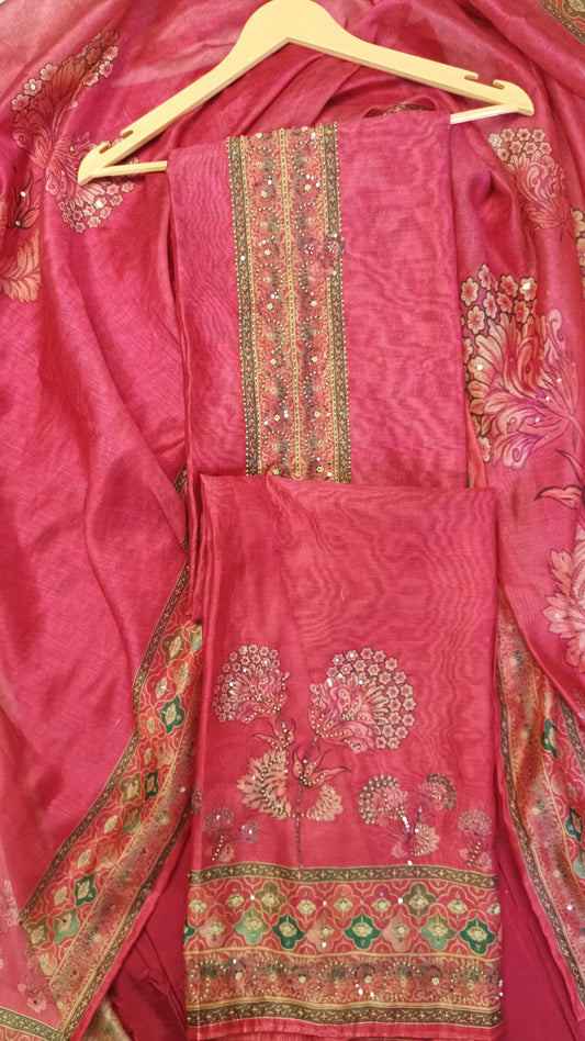 Carrot Maheshwari suits