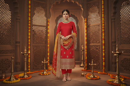 Red SabyPrint Suit