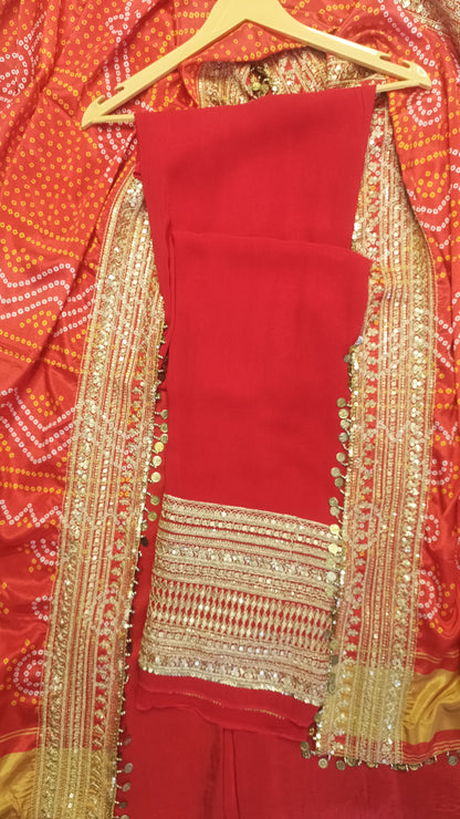 Red SabyPrint Suit