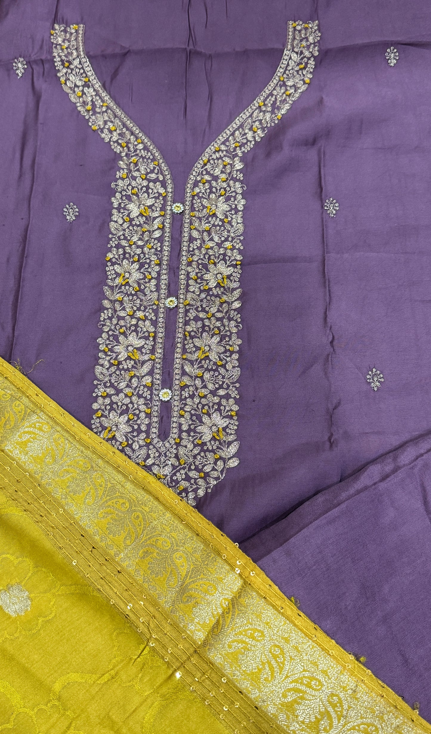 Muslin Mauve Dori-knot