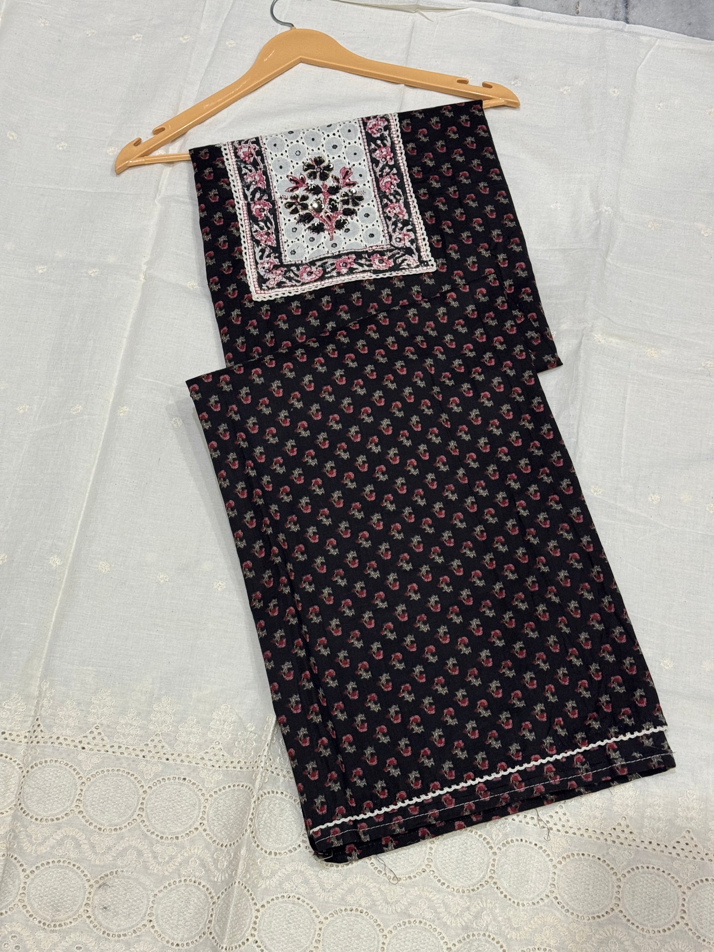 Black Cotton Suit