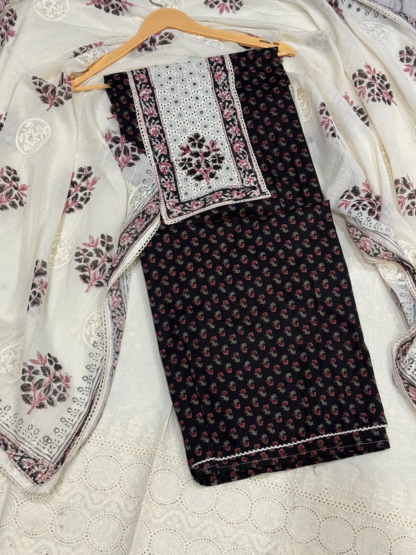 Black Cotton Suit
