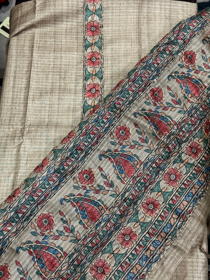 Ivory kalamkari Suit