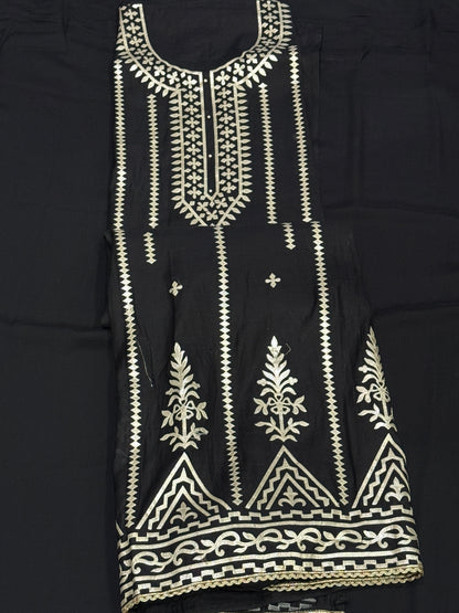 Black Leather Mul Suit