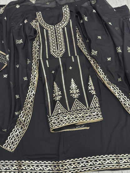 Black Leather Mul Suit