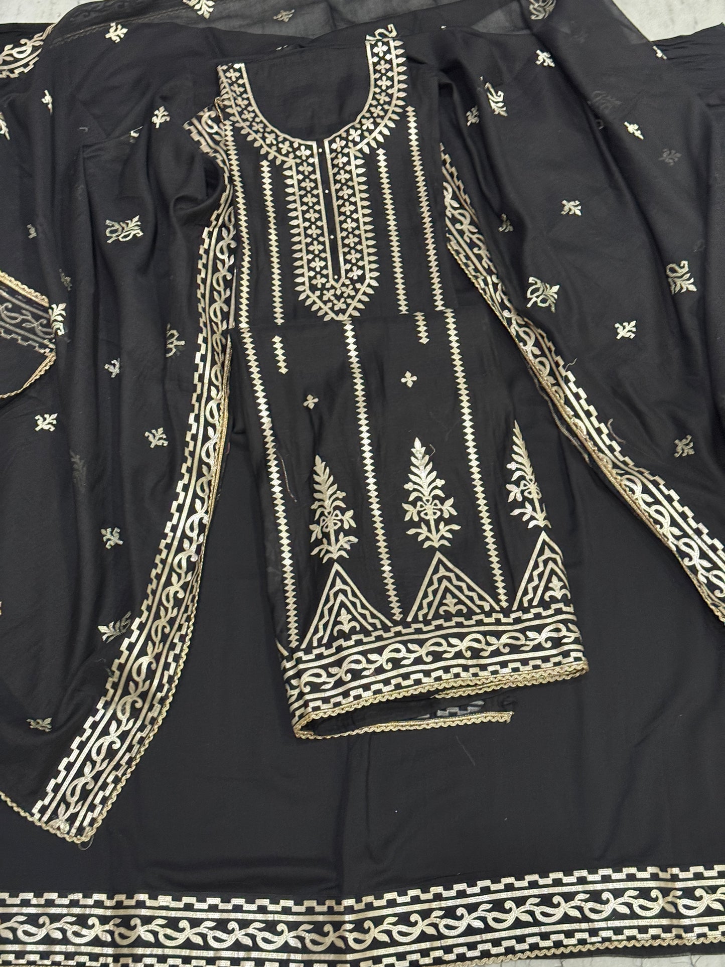 Black Leather Mul Suit