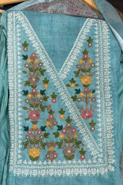 Dusty Blue Linen suit