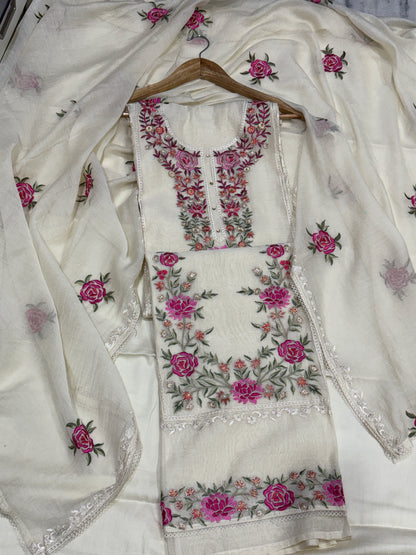 Cream/Hotpink Mul Suit