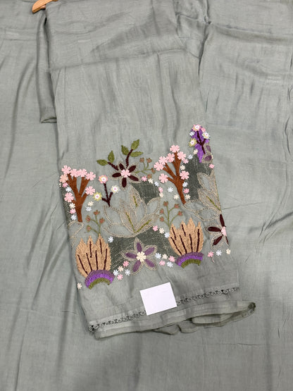 Olive Anchor Thread Mul Suit