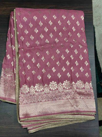 Rose PInk Mirror Work