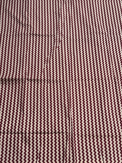 Maroon Strip Suit