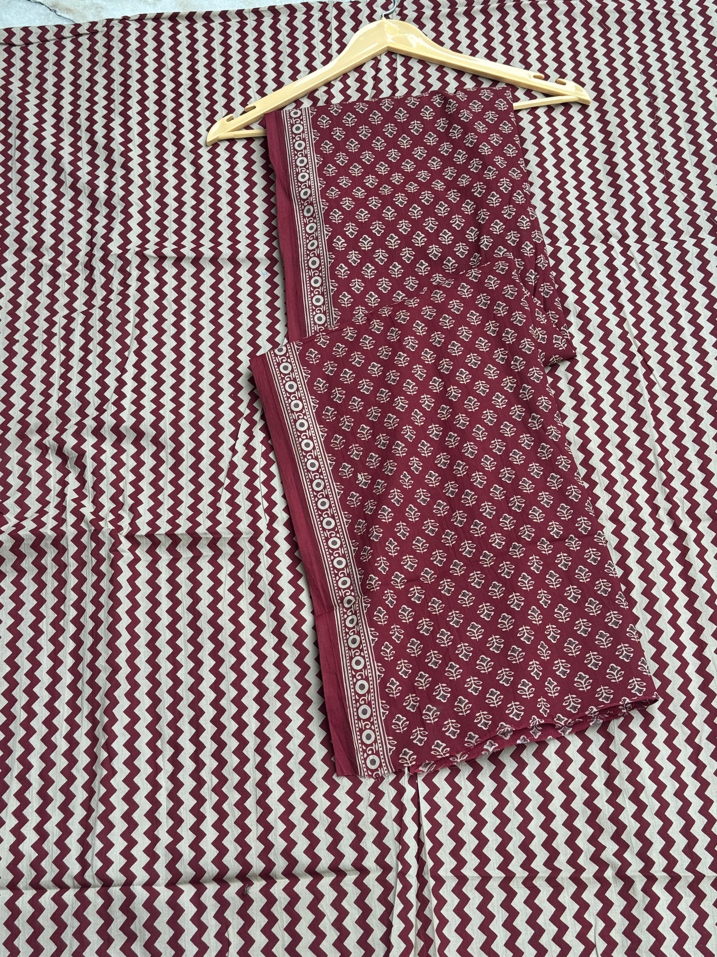 Maroon Strip Suit