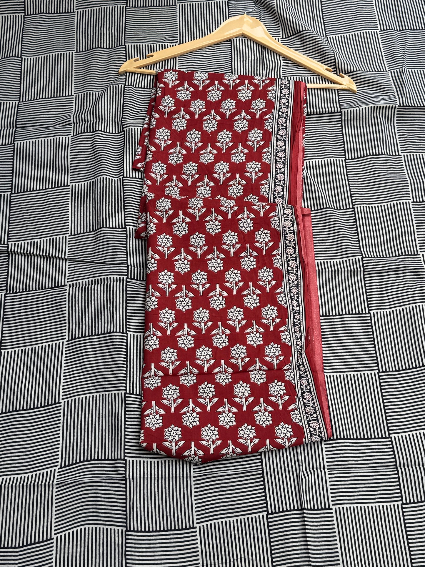 Maroon Floral Suit