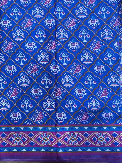 Patola Royal Blue Suits
