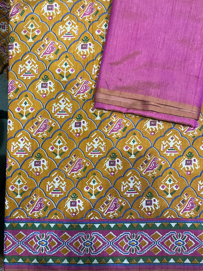 Patola Mustard Suits