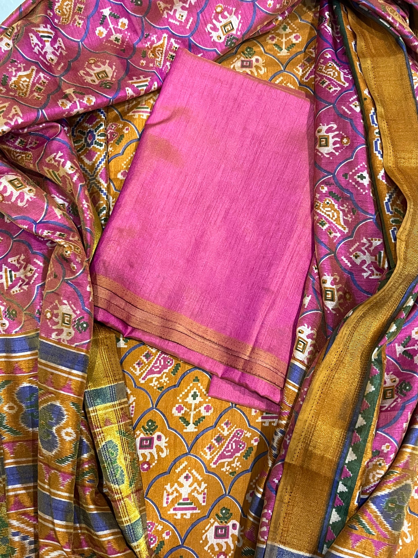 Patola Mustard Suits