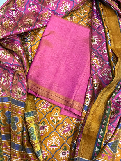 Patola Mustard Suits
