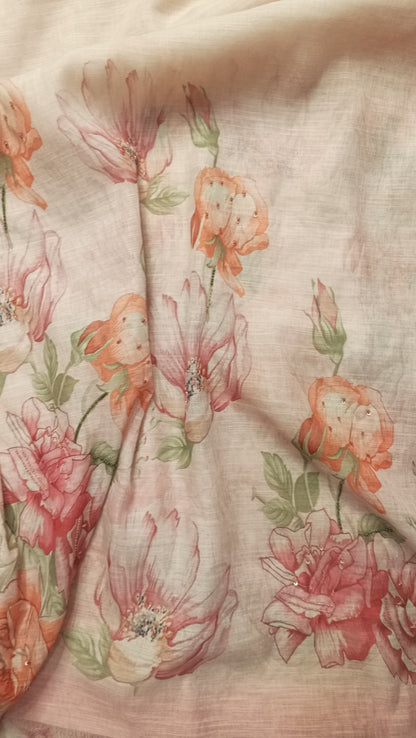 Pink Linen Suit