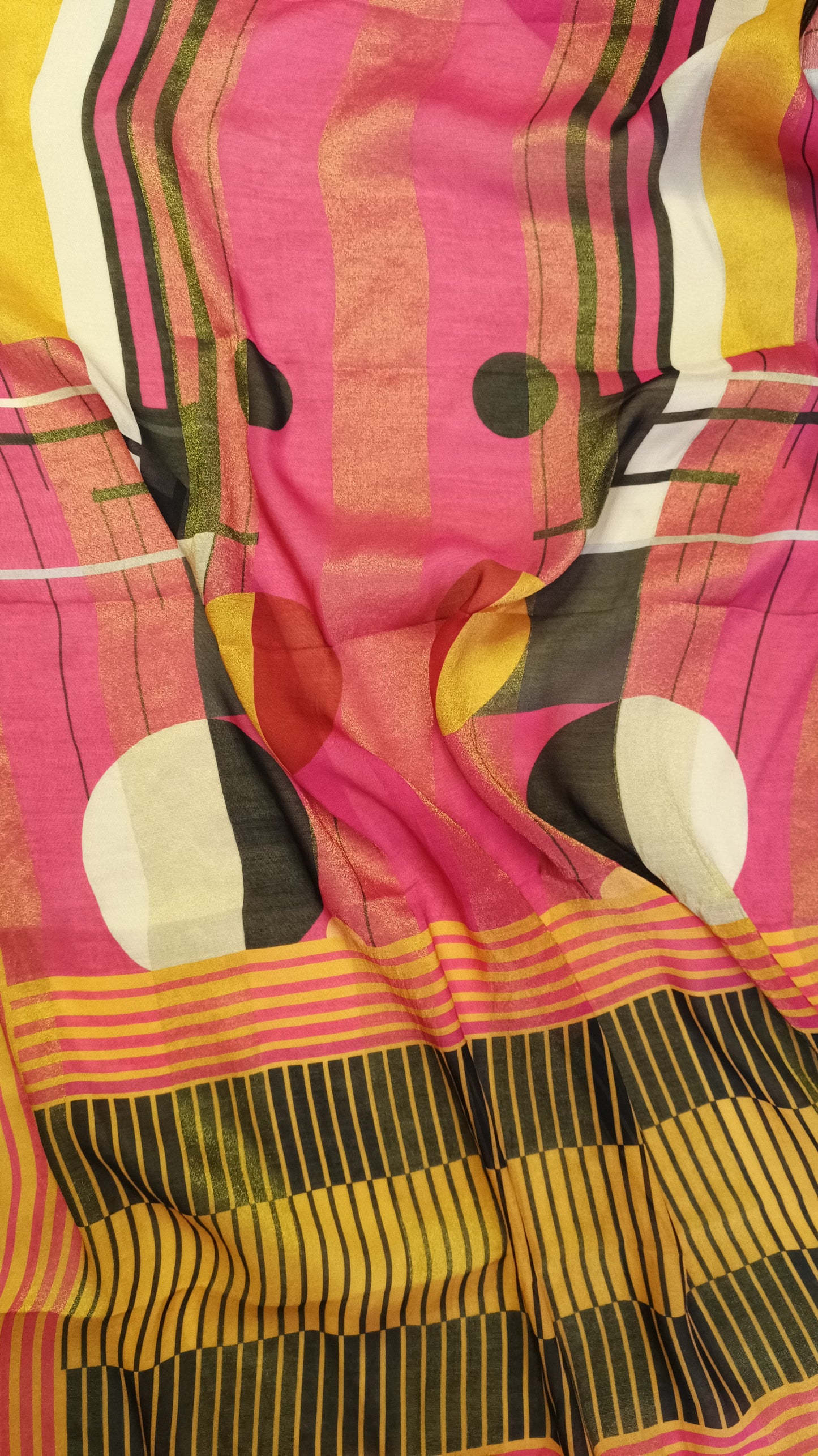 Beige Maganta Muslin Suit