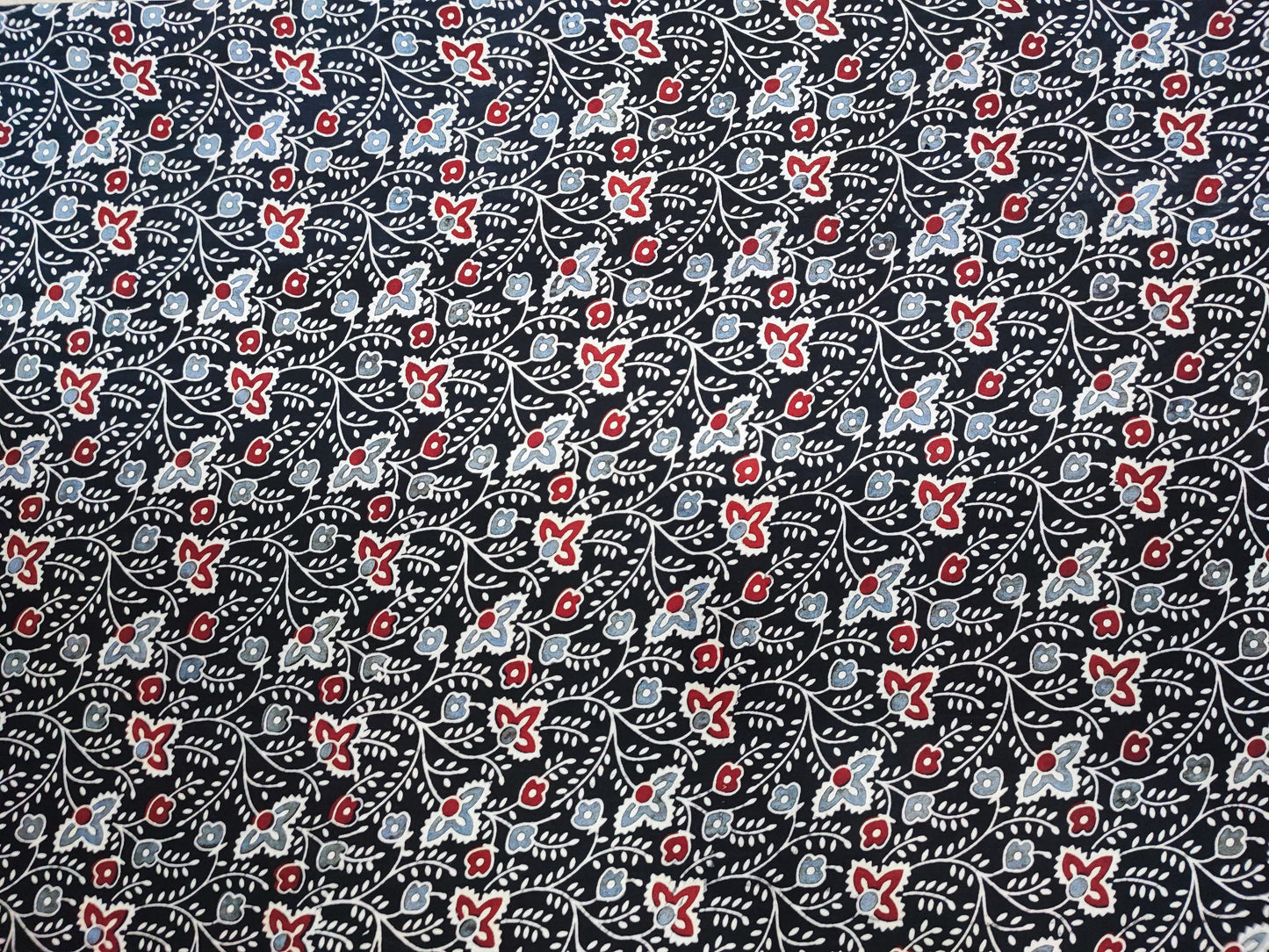 Black Ajrakh Print