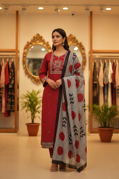 Red Kutch work