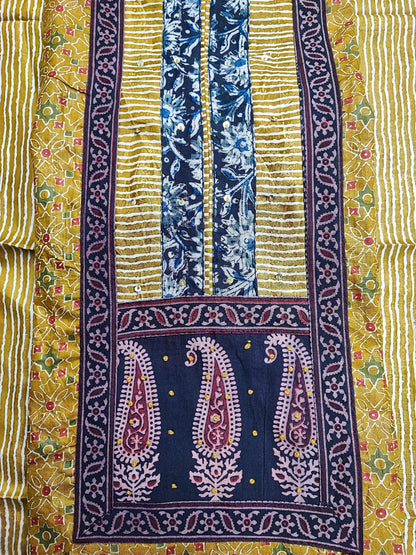 Mustard Printed Suits