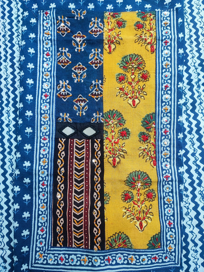 Indigo Printed Suit