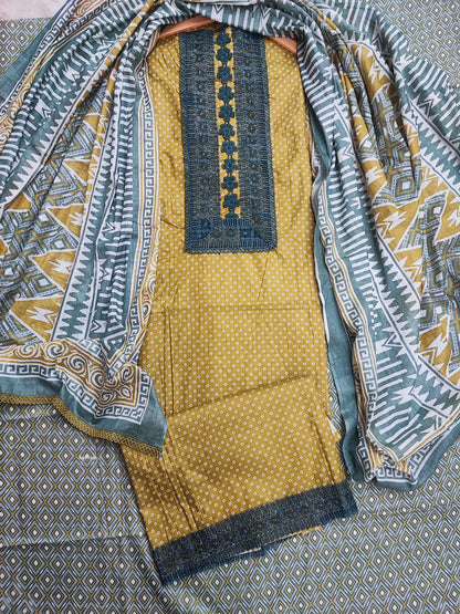 Mustard/Olive Suit