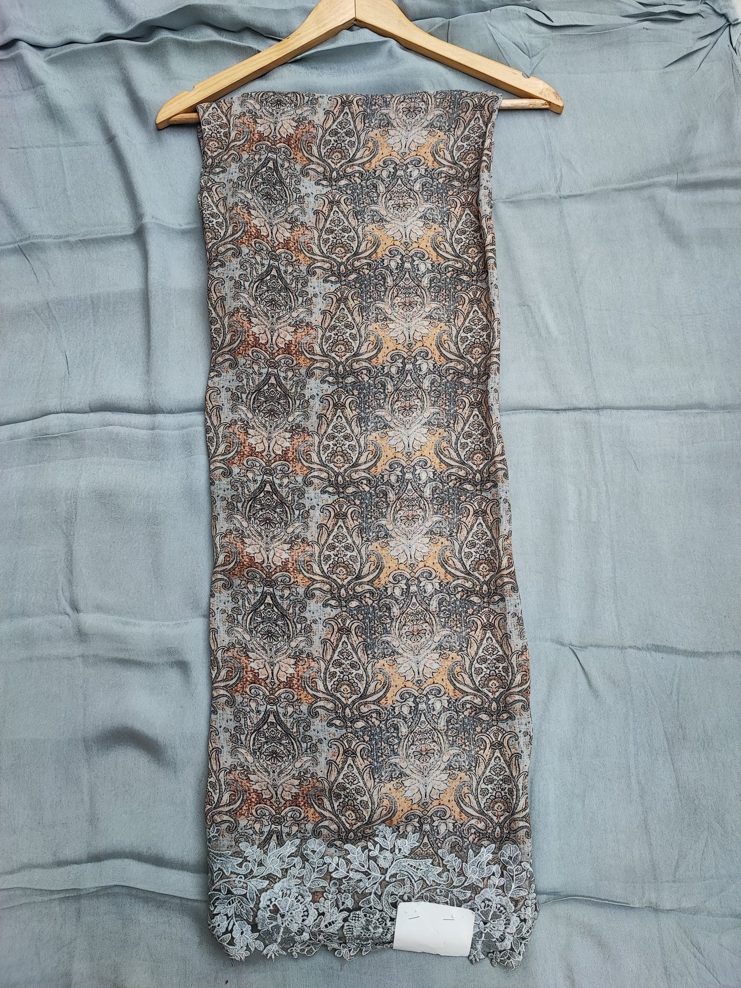 Grey Georgette Suit