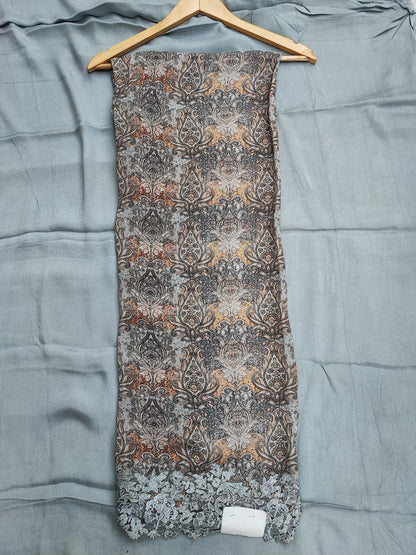 Grey Georgette Suit
