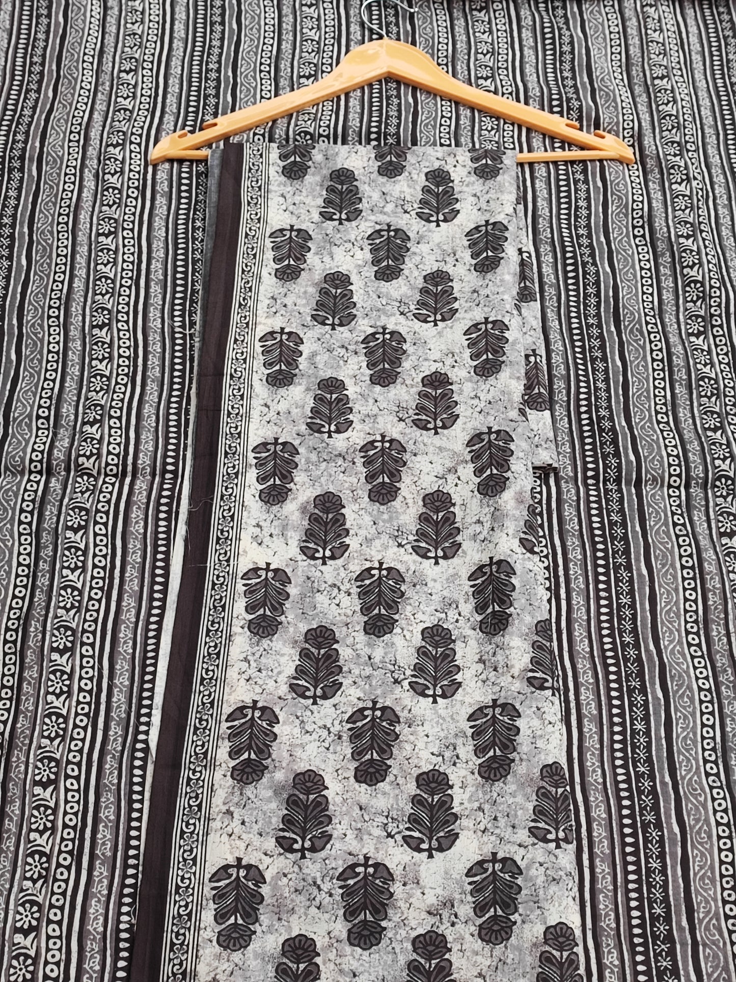 Grey Floral Suit