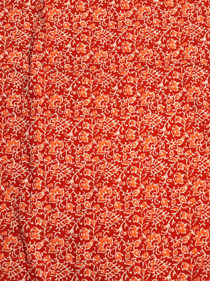 Orange Tulip Print Suit