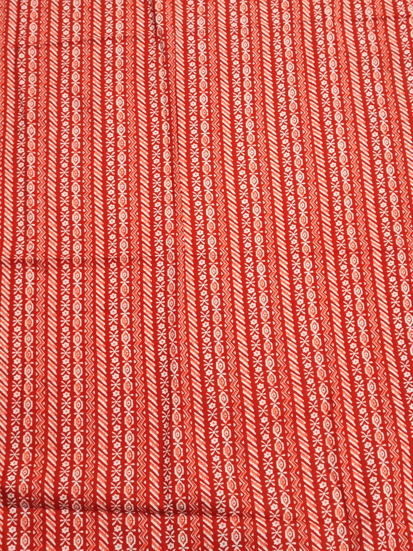 Orange Scroll Print Suit
