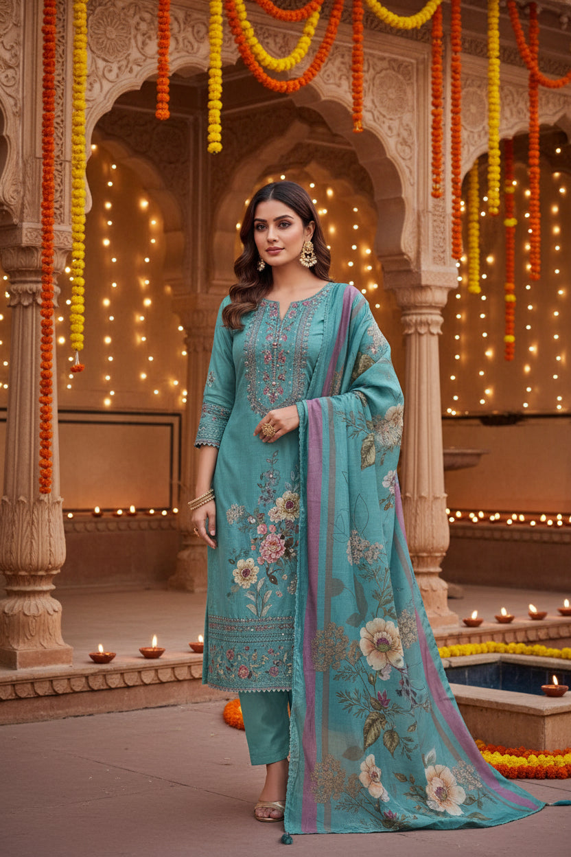 Green Pure Cotton