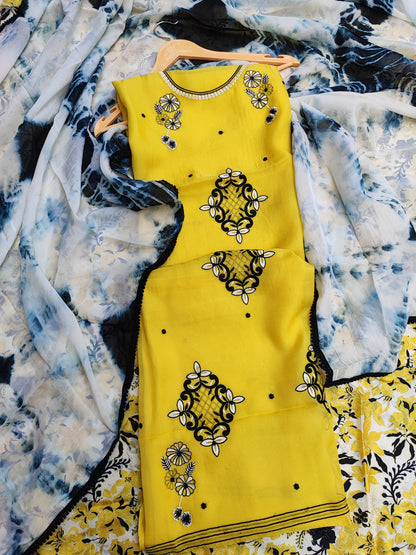 Yellow Tie/Dye Suit