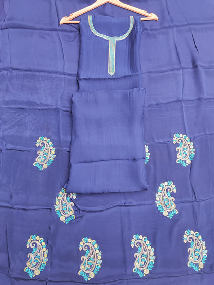 Navi Blue Farshi suit