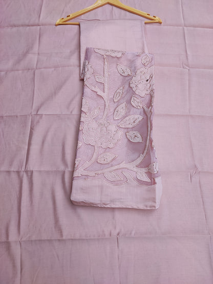 Pink Applique Suit